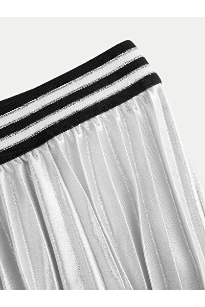 Coccodrillo Girl Pleated Skirt WC5124203CGJ Silver