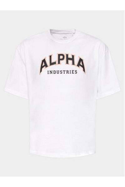 Alpha Industries Tricou bărbătesc 146501 Alb