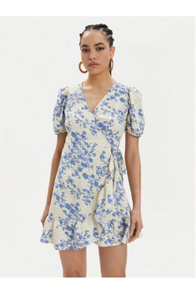 Brave Soul Rochie de vară pentru femei LDRW-654BLEU albastră