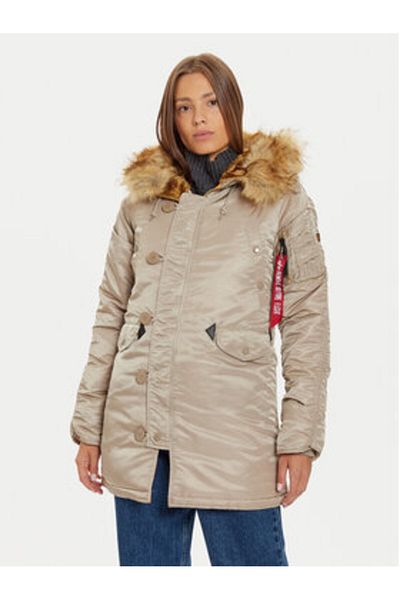 Alpha Industries Parka pentru femei 113007 Maro
