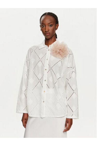 Vicolo Women's Shirt TB2816 White