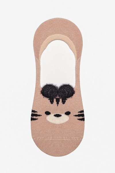 Penti Κάλτσες μπαλαρίνας Fluffy Bear σε μπεζ χρώμα