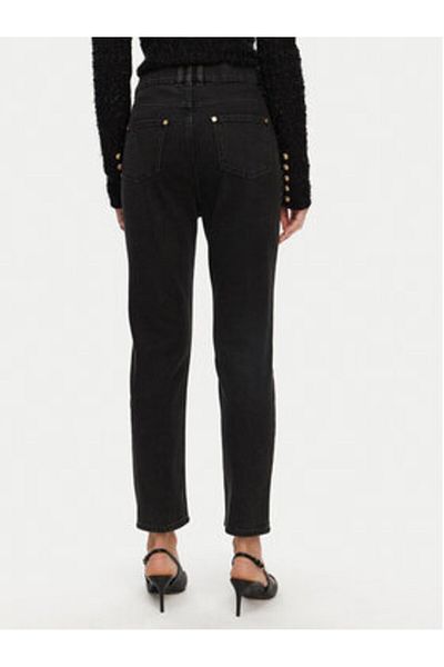 BALMAIN Women's Jeans DF1MG007DB67 Black