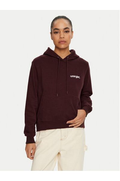 WRANGLER Women's Sweatshirt 112356460 Burgundy