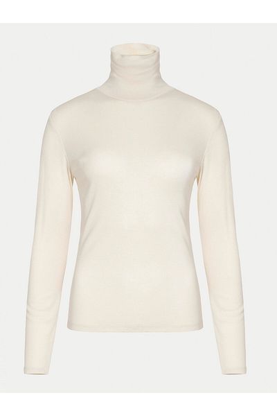 VILA Women's Turtleneck 14102279 Ecru