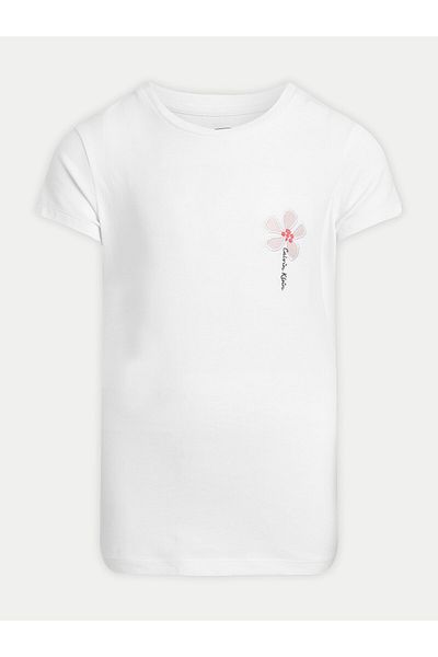 Calvin Klein Jeans Tricou pentru fete IG0IG02953 Alb