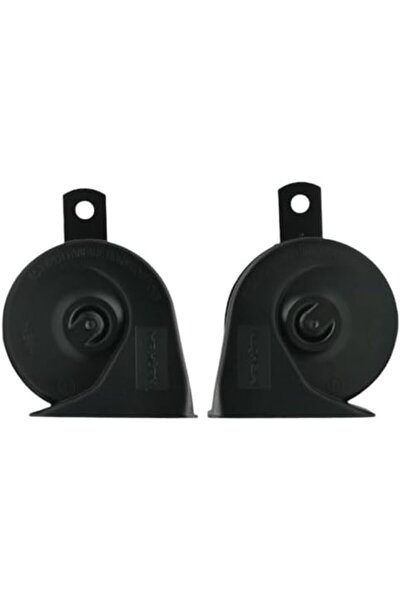 Generic مجموعة بوق حلزوني ثنائي النغمة A058 - 12 فولت، 105-118 ديسيبل، مقاوم للماء، مستوى صوت قابل للتعديل، ملاءمة عالمية