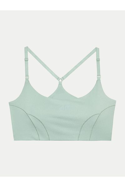 4F Sutien sport pentru femei 4FWAW24USBAF143 Verde