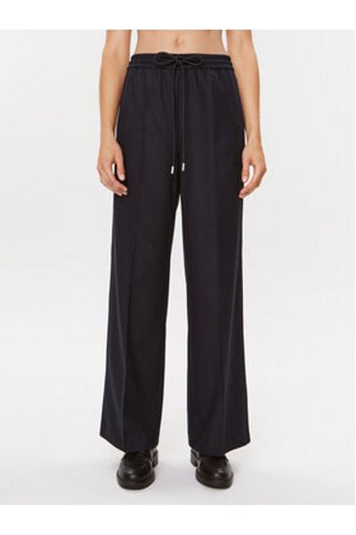 BOSS Pantaloni din material textil pentru femei 50502722 bleumarin