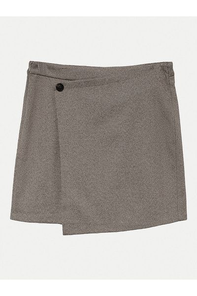 Vero Moda Fustă mini pentru femei 10319663 bej