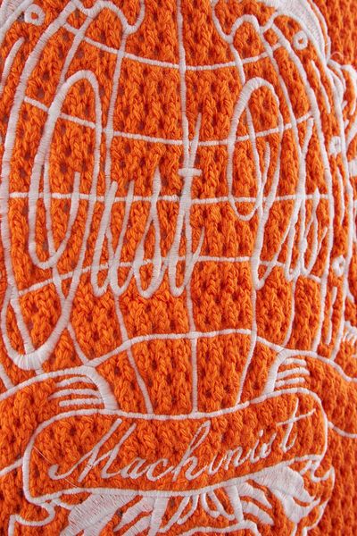 Machinist Mchnst Knit Tiger Detailed Tee Orange