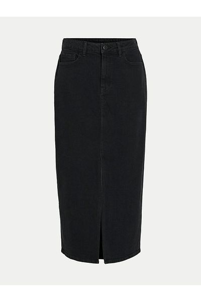 VILA Fustă din denim pentru femei vila 14099736 Negru
