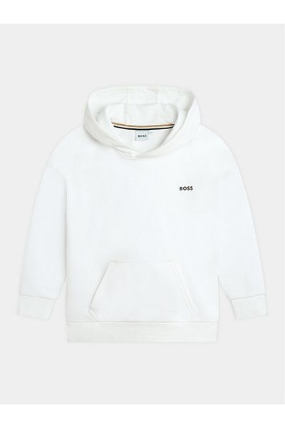 BOSS Boy Sweatshirt J51004 S White