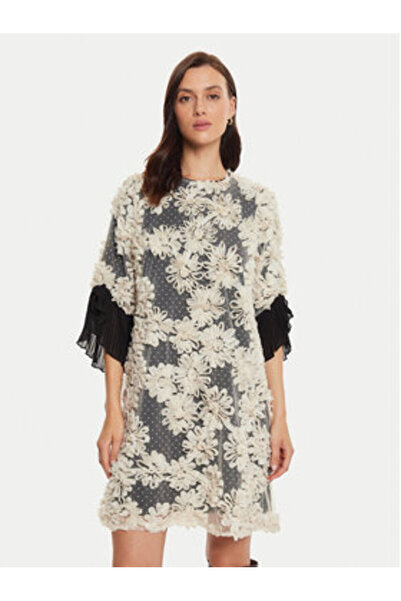 Bruuns Bazaar Rochie de cocktail pentru femei BBW4054 Ecru