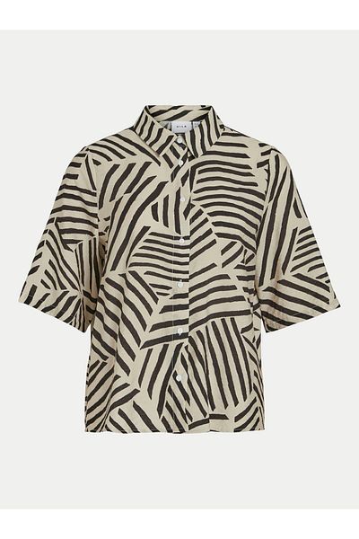 VILA Women's Shirt 14102850 Beige