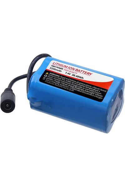 iUni Baterie pentru barcă cu momeală de pescuit, 5200mah, Bt5, 7.4v, Li-ion
