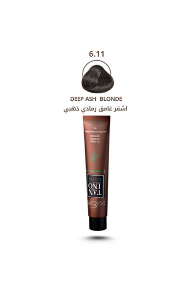 Salvatore Cosmetics صبغة شعر أشقر رمادي غامق ذهبي اللون 6.11