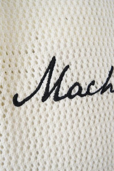Machinist Mchnst Knit Badget Detailed Tee Ecru