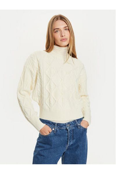 WRANGLER Pulover de damă 112356472 Ecru