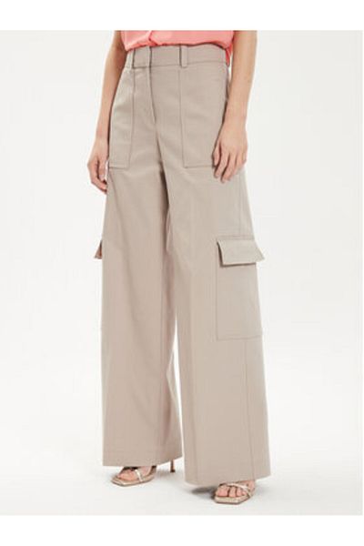 BOSS Women's Fabric Trousers 50512874 Ecru