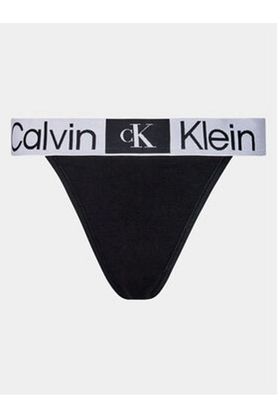 Calvin Klein lenjerie intimă tanga pentru femei 000QF7721E negru