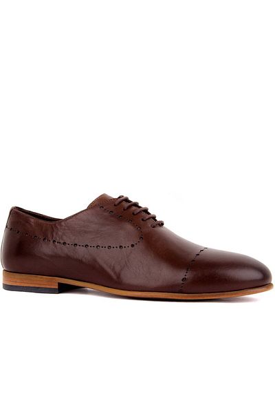 SailLakers - Brown Leather Men's Casual Shoes