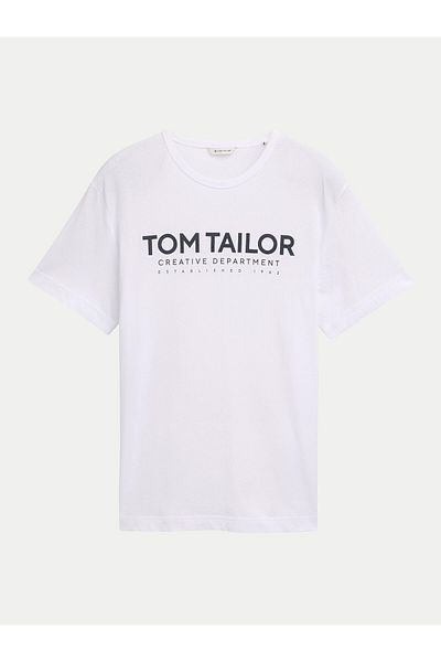 Tom Tailor Tricou bărbătesc 1045940 Alb