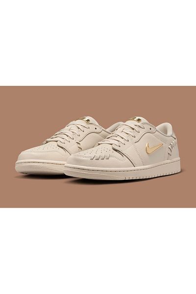 Nike Air Jordan 1 Method of Make Low Brown Sneaker Shoes