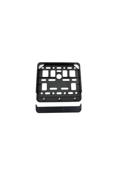 motor starter Motorcycle/scooter/moped license plate holder, 15 X 19, metallic black