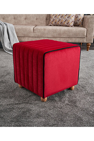 FAVORA Mona Puf - Kırmızı