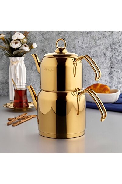 ÖZLİFE Hüma Çaydanlık Tk Orta Boy Titanyum