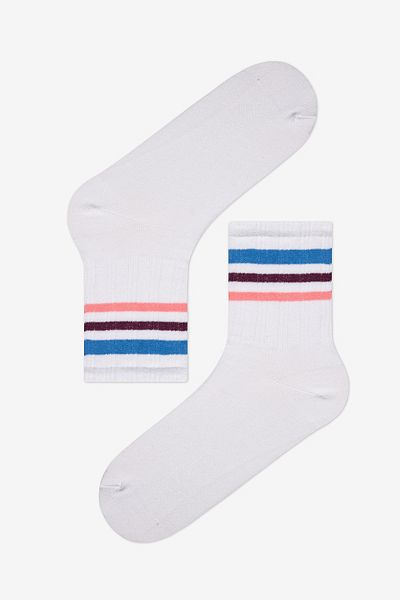 Penti Multistripe 2-Piece Blue White Tennis Socks