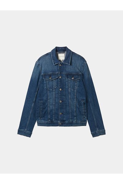 Tom Tailor Men's Denim Jacket 1040165 Navy Blue