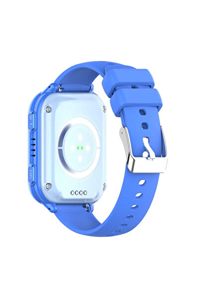 Techone Ceas inteligent GPS pentru copii GuardianKid KT33 Pro cu localizare și monitorizare a telefonului, albastru