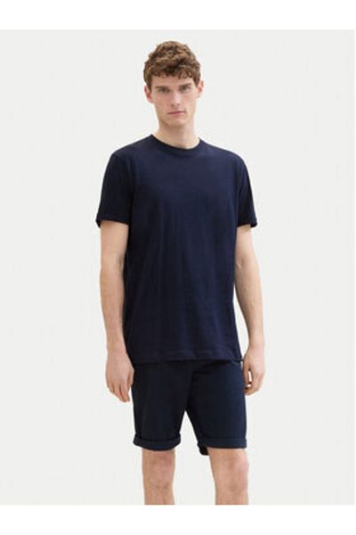 Tom Tailor tom tailor Men's material shorts 1040227 Navy blue