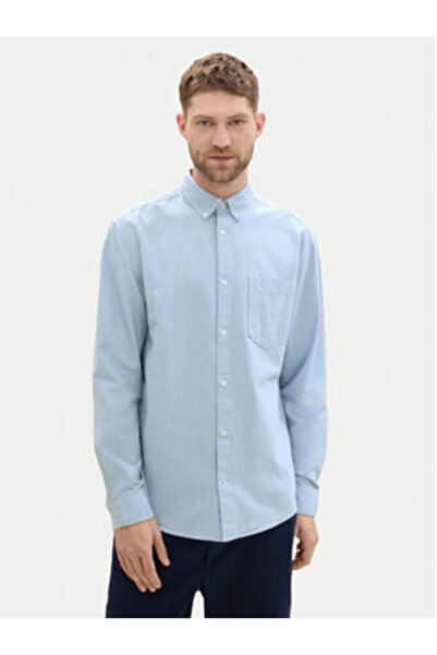 Tom Tailor Cămașă bărbătească 1042640 Albastră