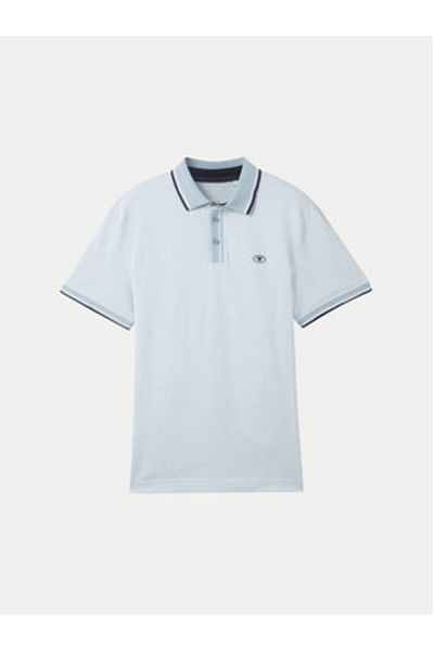 Tom Tailor tom tailor Men's Polo 1040822 Sky Blue