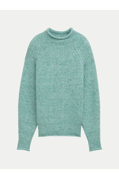 Tom Tailor Denim Women's Turtleneck 1043959 Green