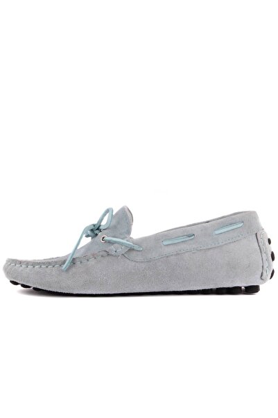 SailLakers - Ανδρικό Loafer από ανοιχτό μπλε σουέντ 101-3791-11169