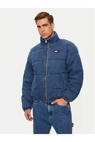 Tommy Jeans Geacă de iarnă pentru bărbați DM0DM20438 Albastră