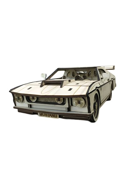 ALGWOOD Wooden Classic Sports Car Model - 91 Pieces 3D Puzzle Model - Wood Hobby & Decor Product