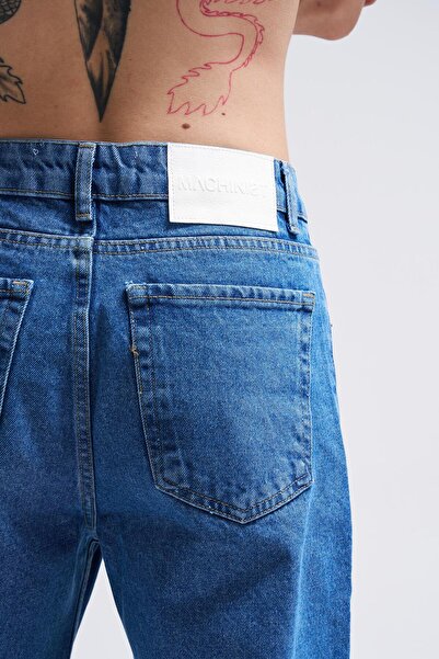 Machinist Ανδρικό παντελόνι Relaxed Baggy Jean Dark Blue