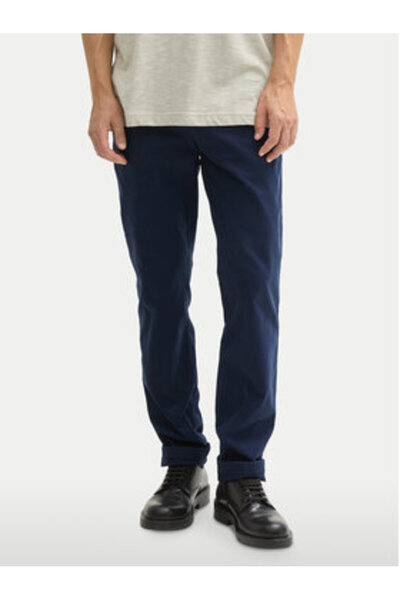 Tom Tailor Men's fabric trousers 1044398 Navy blue