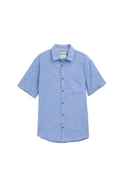 Tom Tailor Cămașă bărbătească 1045098 Albastră