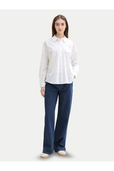 Tom Tailor Denim Womens Shirt 1043137 White
