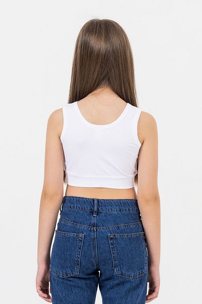 DMB BOYS & GIRLS Thick Strap Stretch Cotton Comfortable Athlete Crop Tank Top Girls' Body Suitable for Daily Use