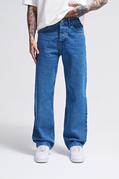 Machinist Ανδρικό παντελόνι Relaxed Baggy Jean Dark Blue