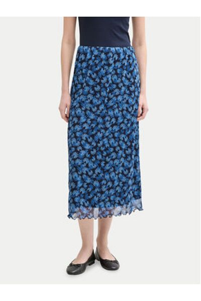 Tom Tailor Denim Fustă midi pentru femei 1045502 albastră
