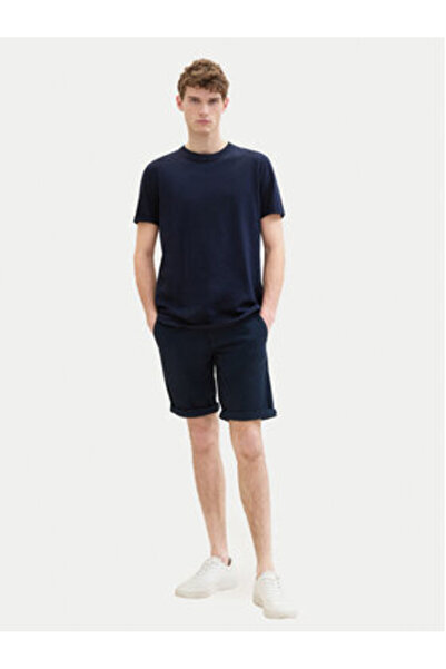 Tom Tailor tom tailor Men's material shorts 1040227 Navy blue