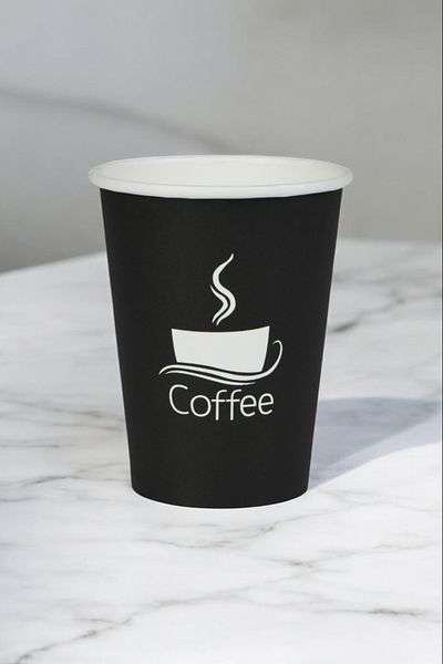Hagen 500Pcs 14oz Paper Cups Double Wall Paperboard Cups Cold Coffee Cups 414ml